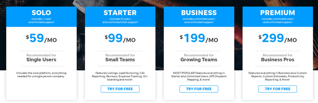 Kickserv screenshot 1