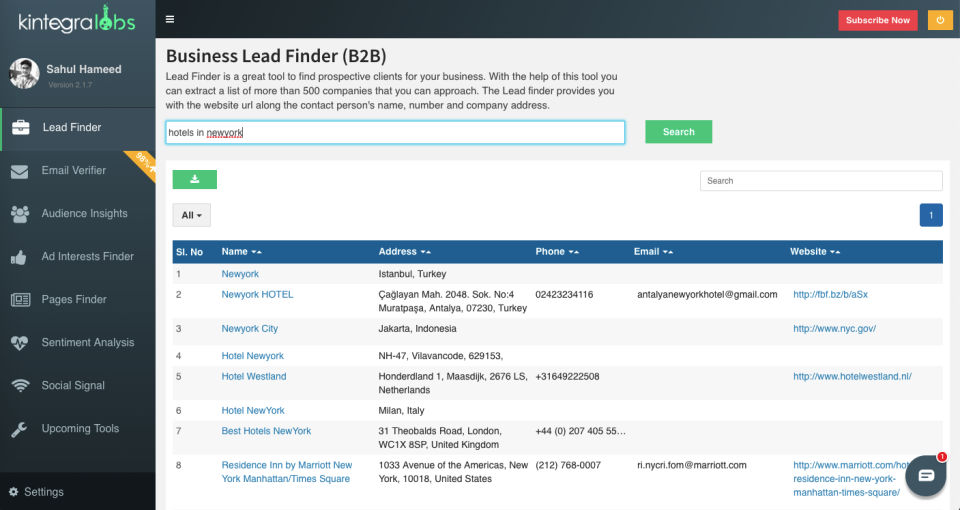 Kintegra Labs screenshot 2