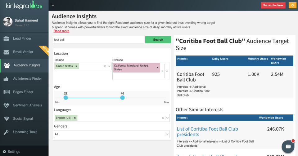 Kintegra Labs screenshot 4