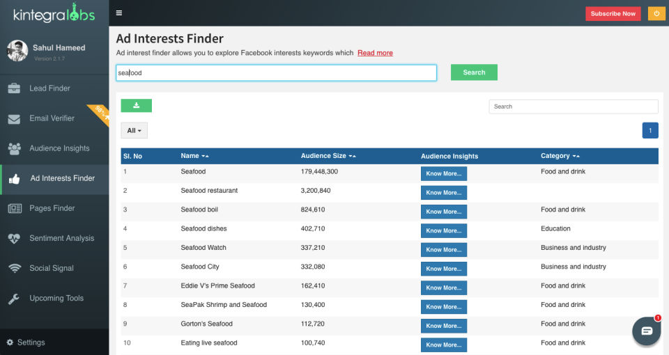 Kintegra Labs screenshot 1