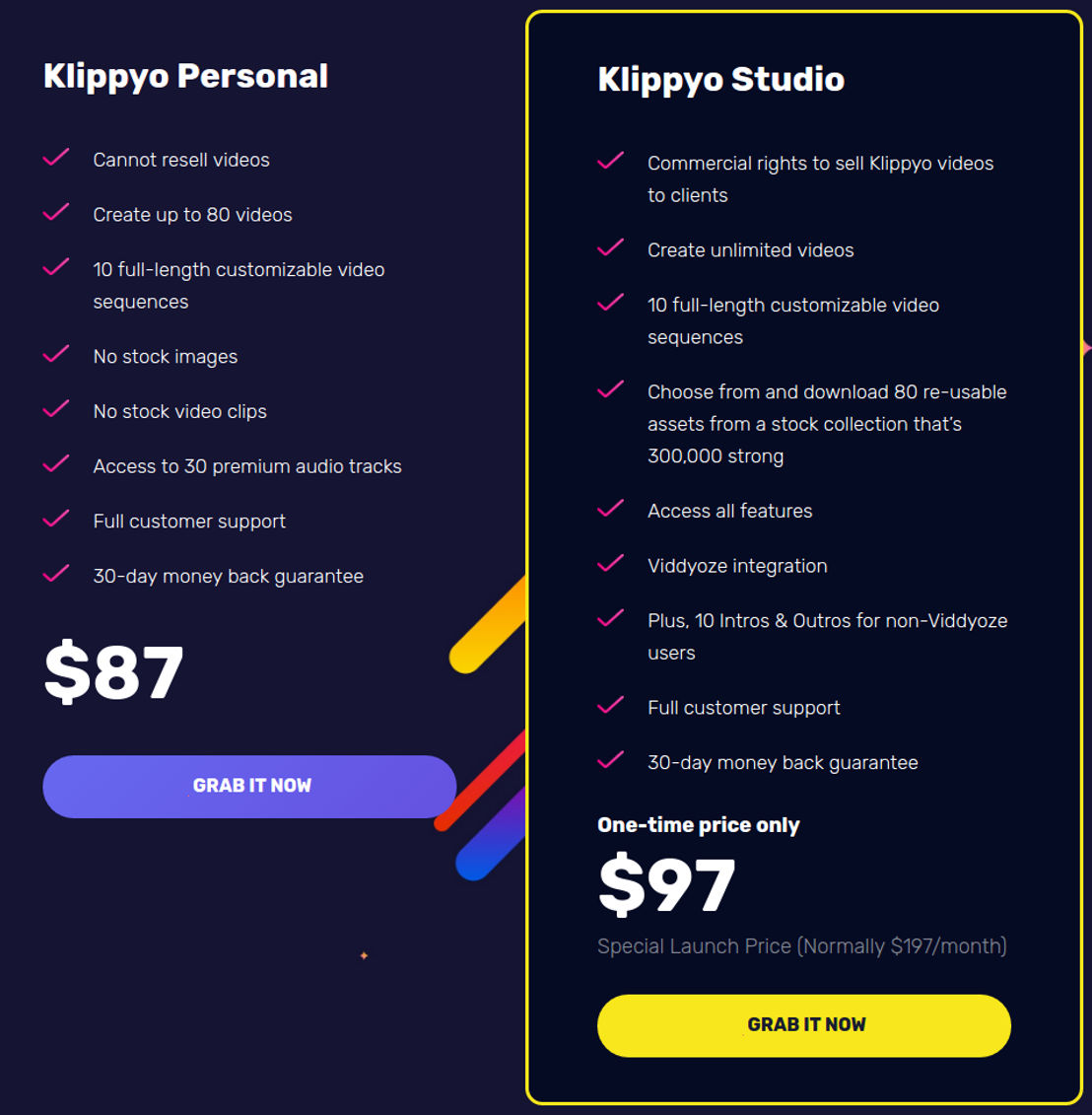 Klippyo pricing 1