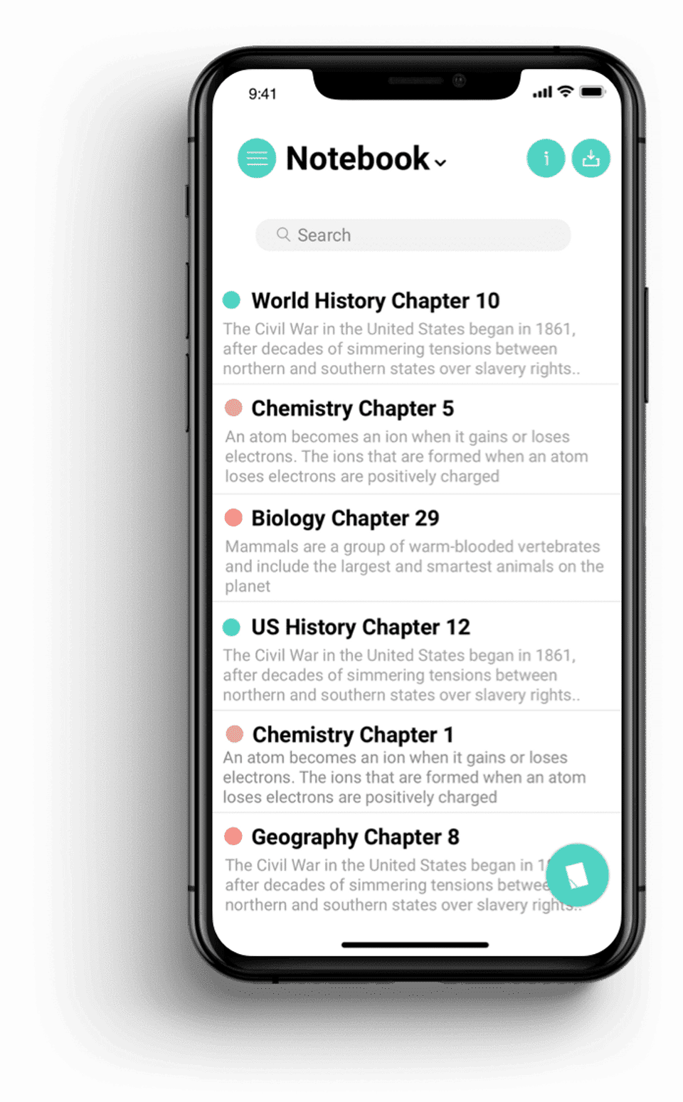Knowt screenshot 1