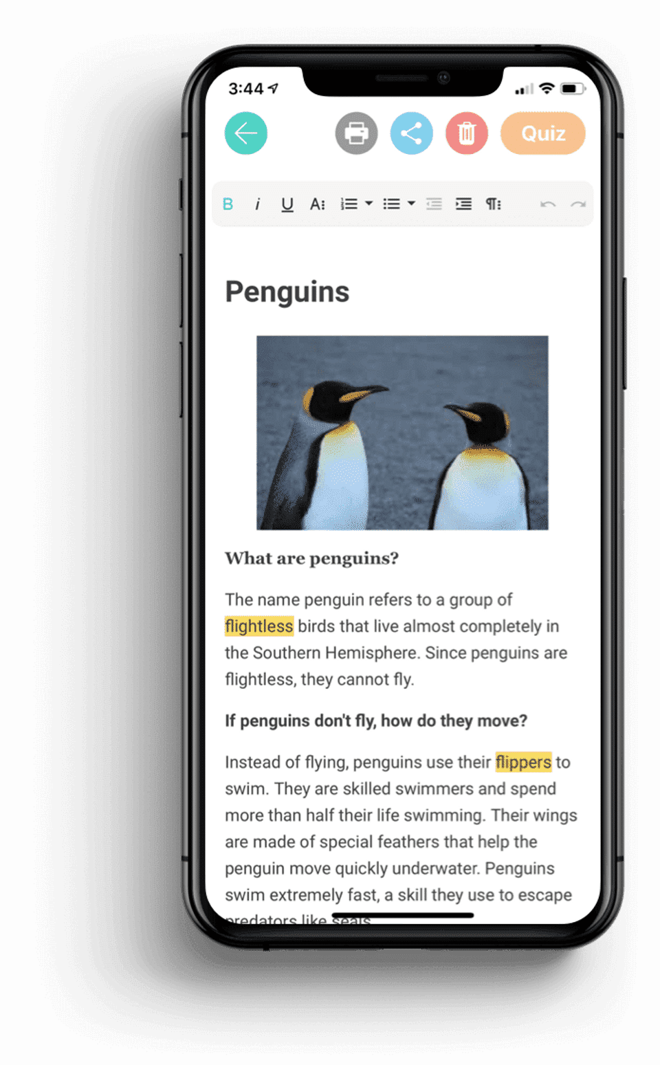 Knowt screenshot 3