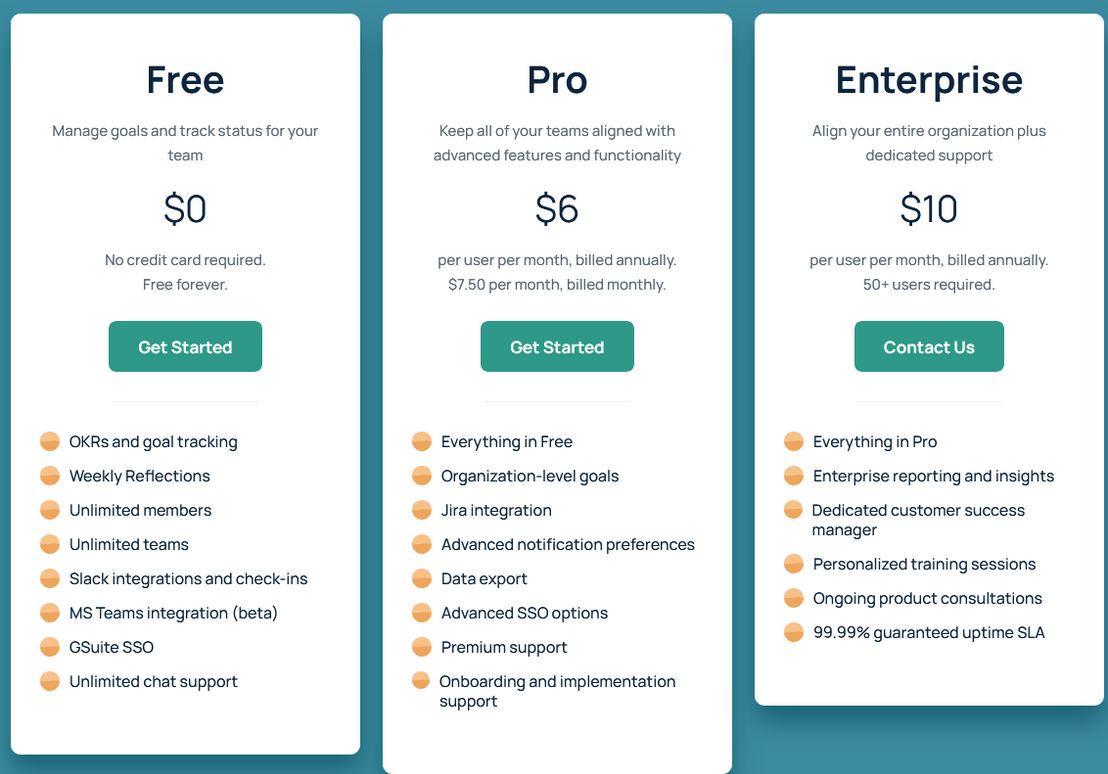 Koan pricing 1