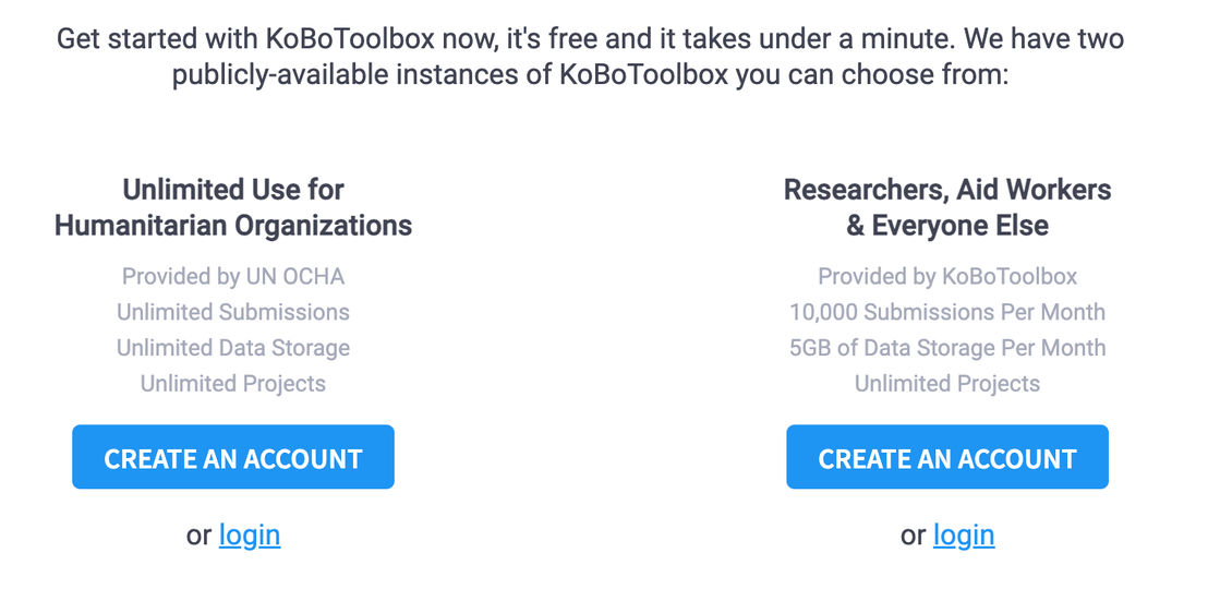 KoBoToolbox pricing 1