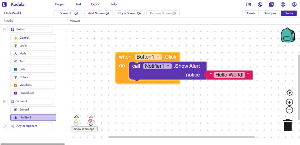 Kodular screenshot 2