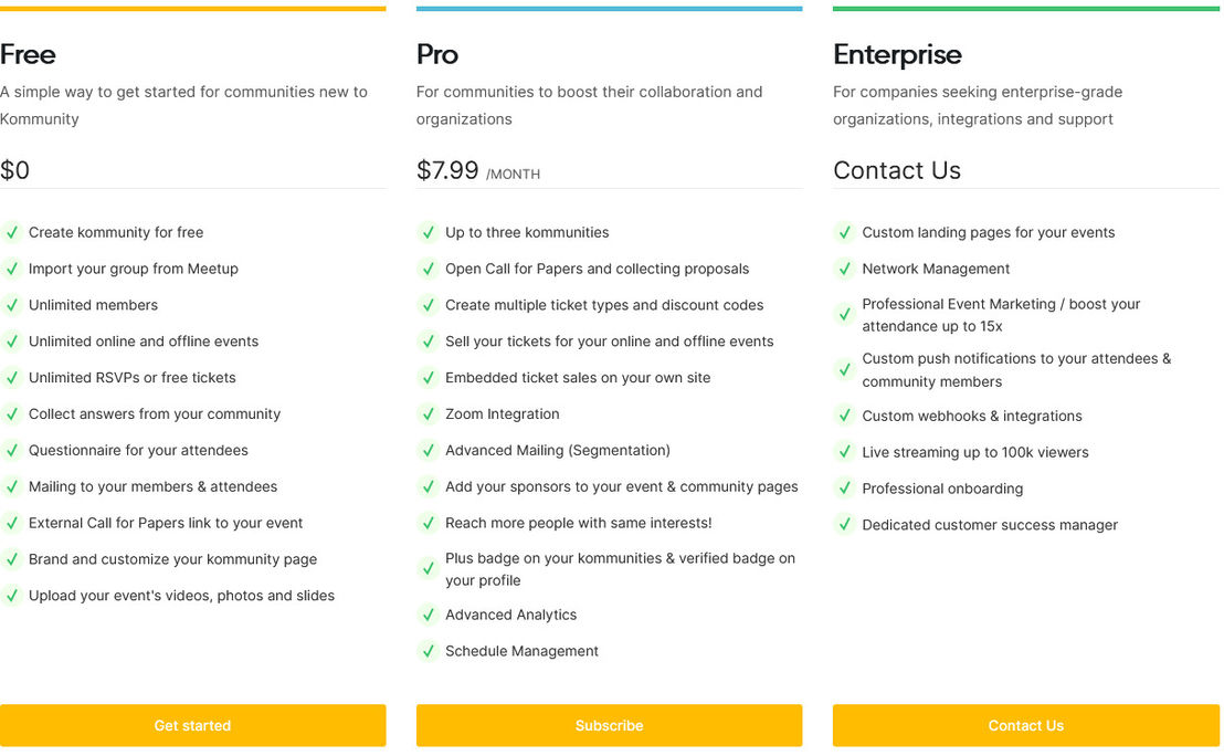 Kommunity screenshot 1