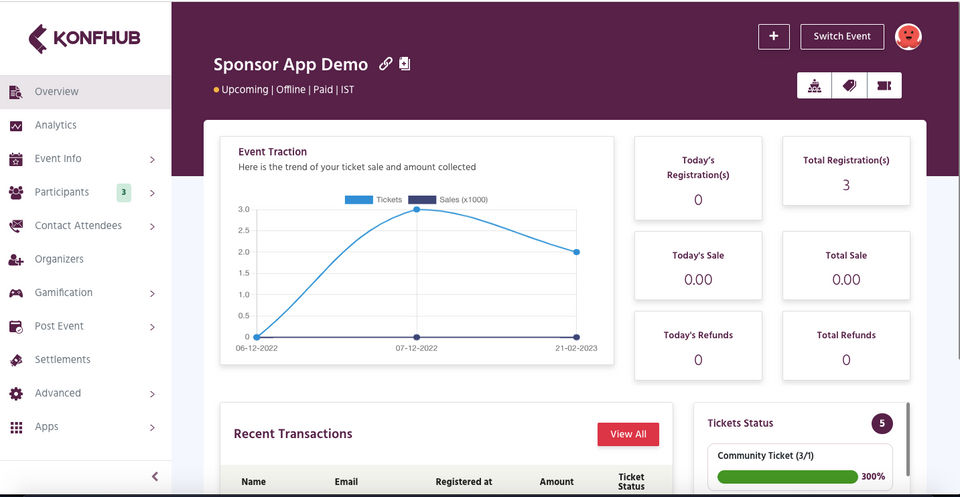 KonfHub screenshot 1