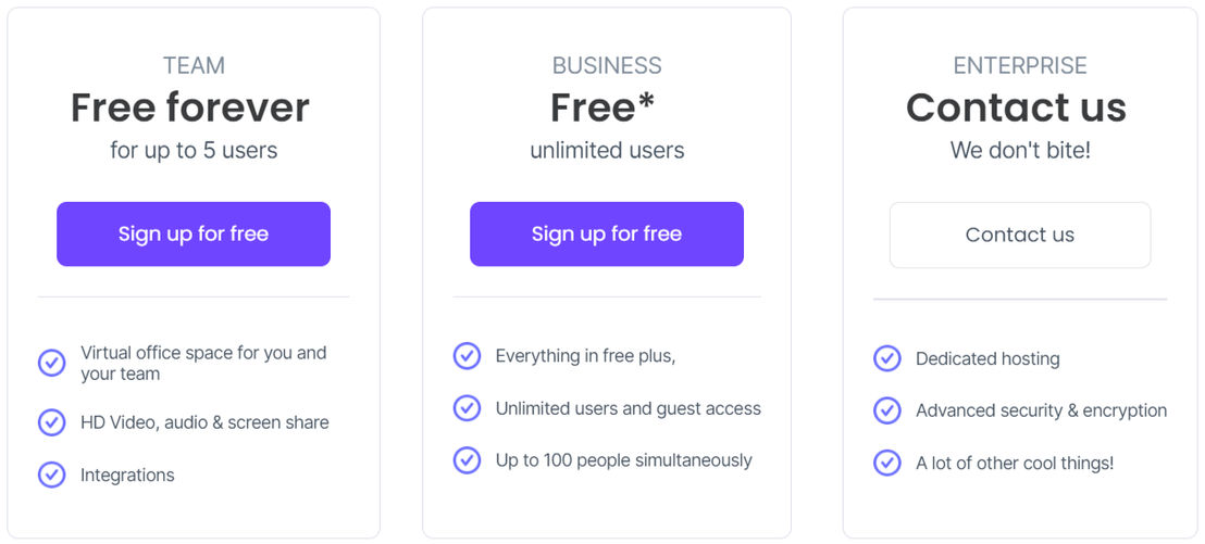 Kosy Office pricing 1