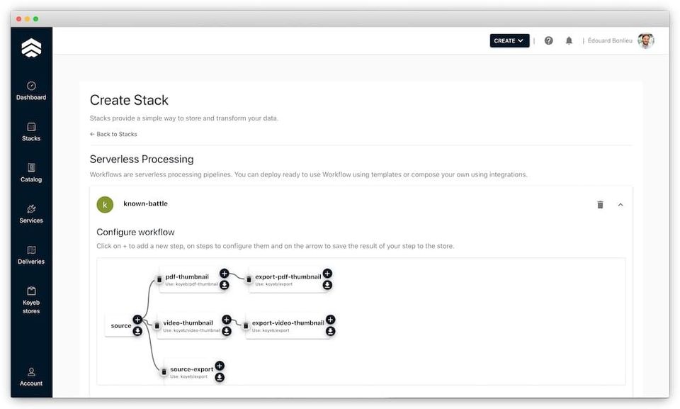 Koyeb screenshot 1