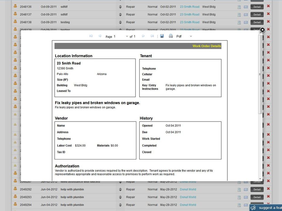 123Landlord.com screenshot