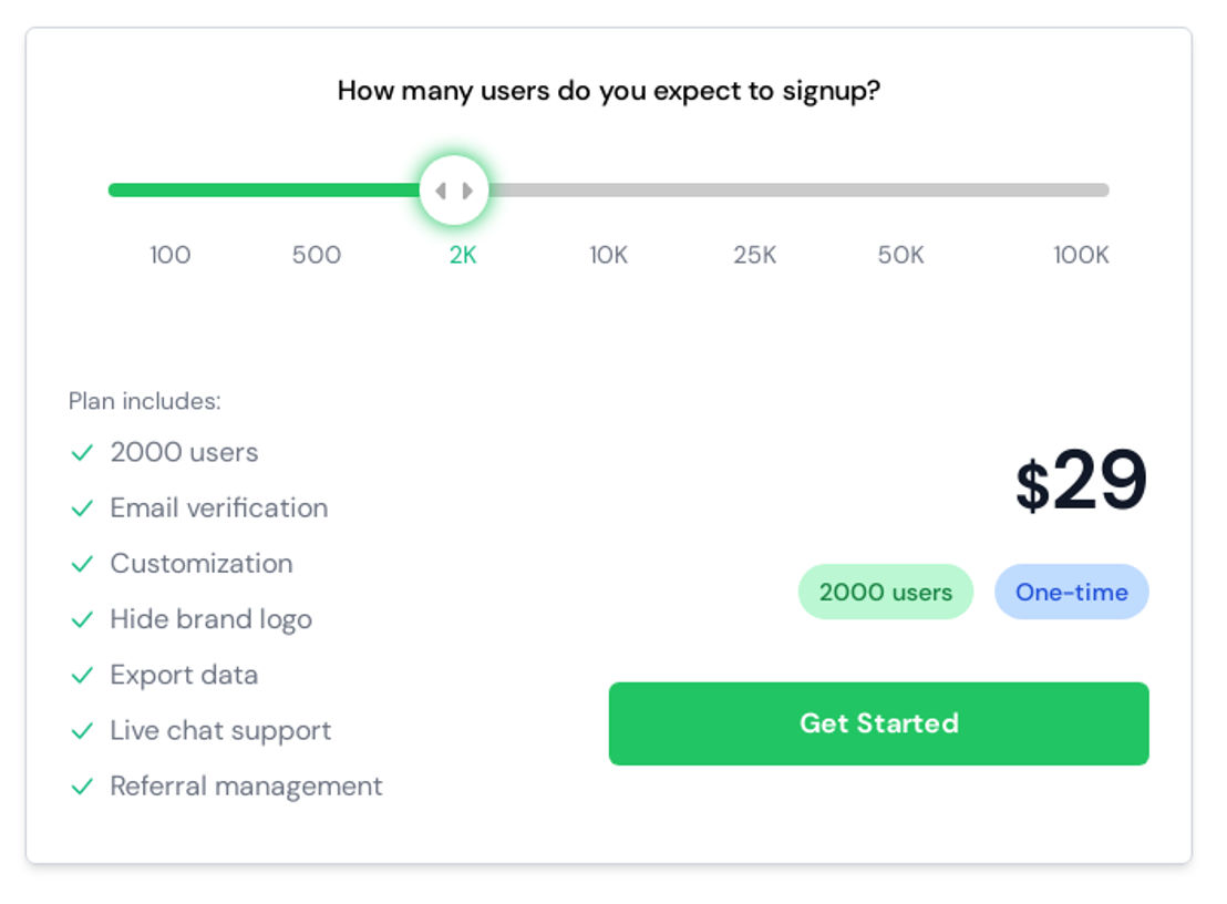 LaunchList pricing 1