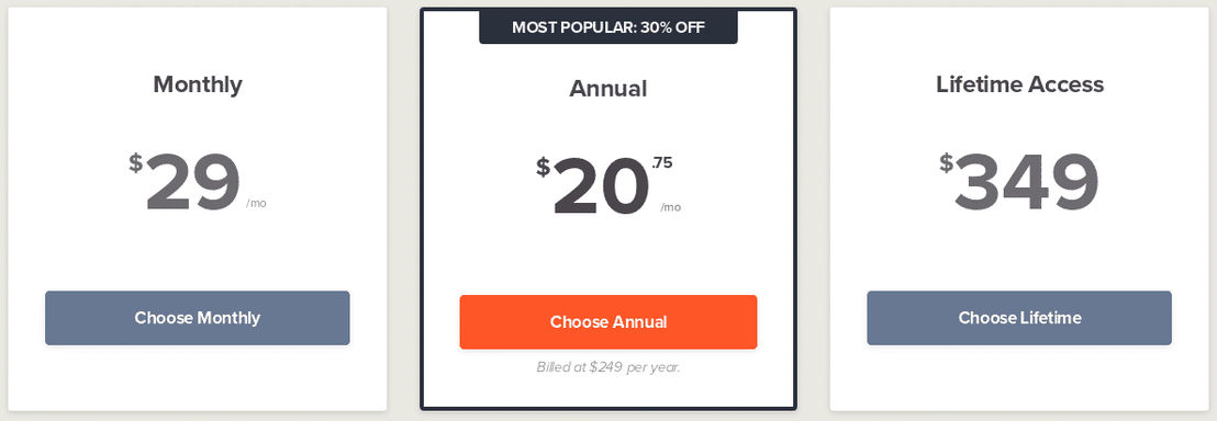 LaunchRock pricing 2