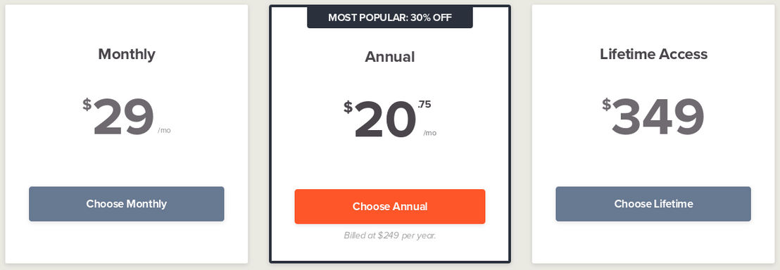 LaunchRock pricing 1
