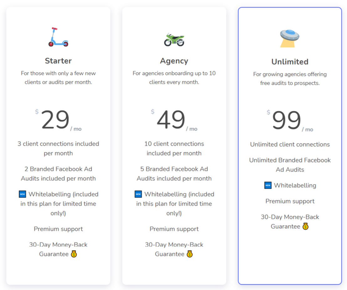 Leadsie Connect pricing 1