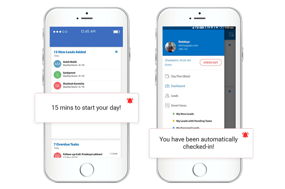 LeadSquared CRM screenshot