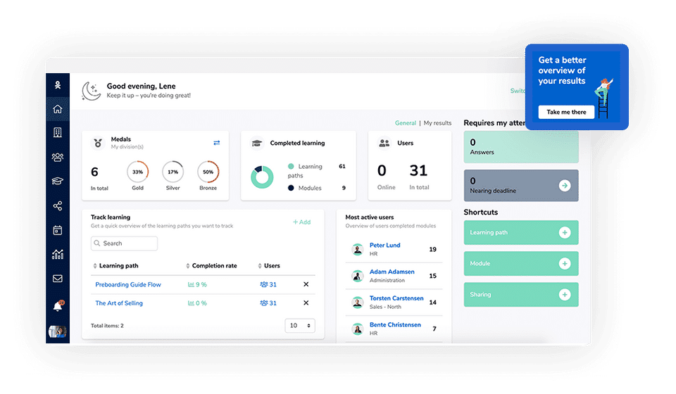 Learningbank screenshot