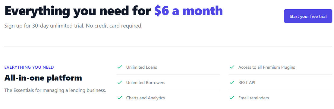 Lendbox pricing 2