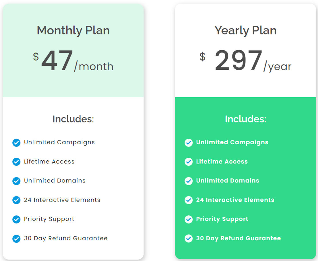 LetMailBox pricing 1