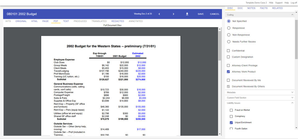 Lexbe eDiscovery Platform screenshot 4