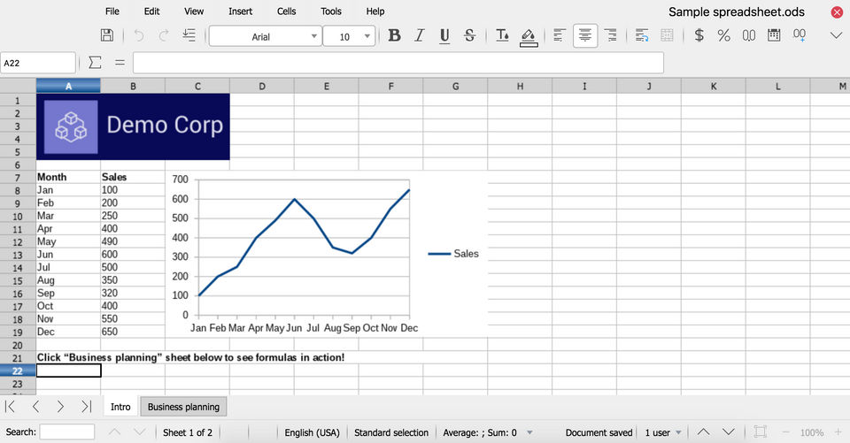 LibreOffice screenshot