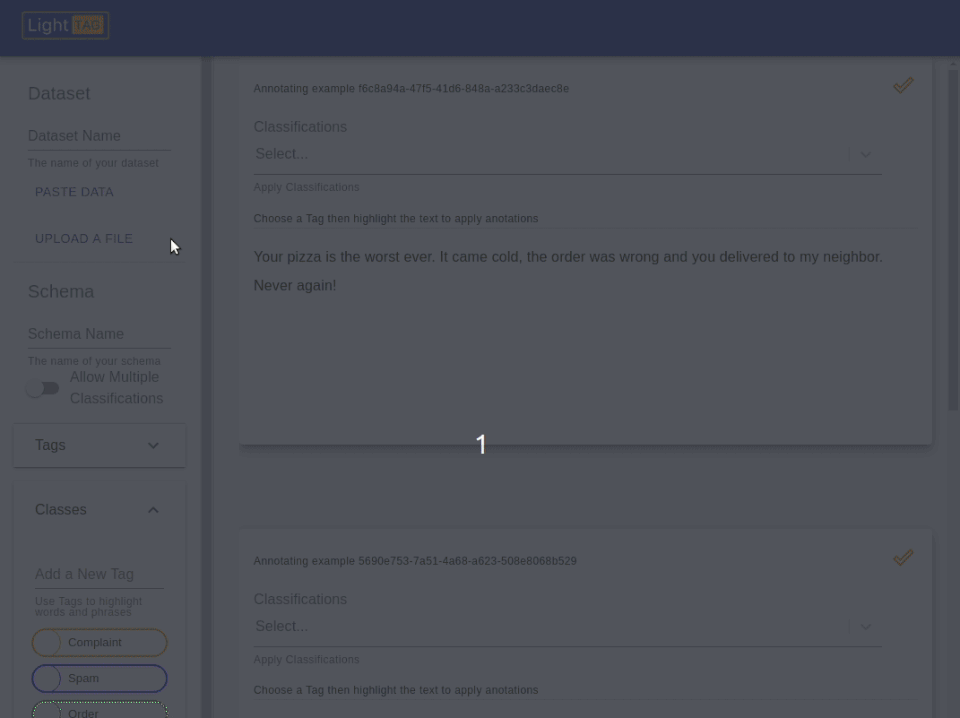 LightTag screenshot 3