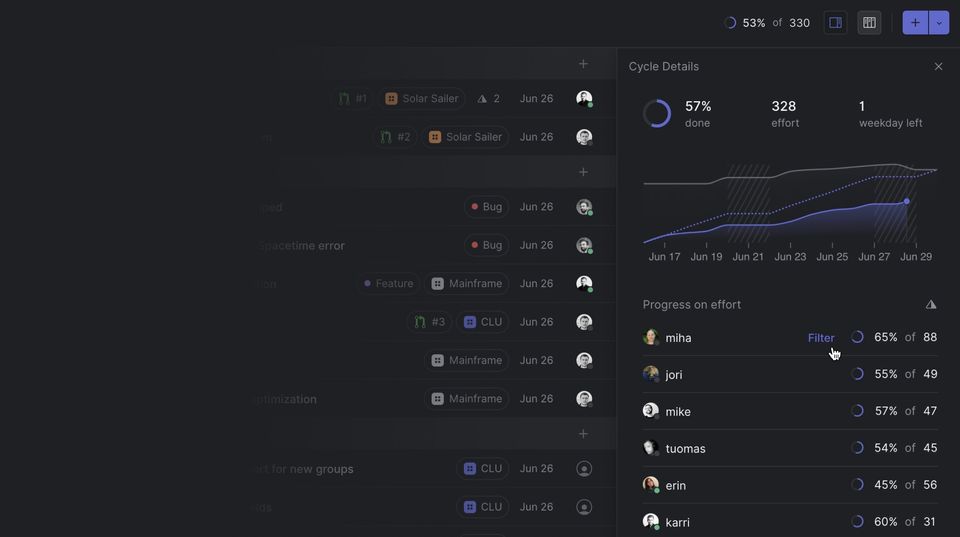 Linear screenshot 4