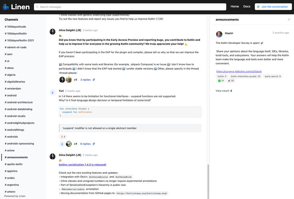 Linen screenshot 3