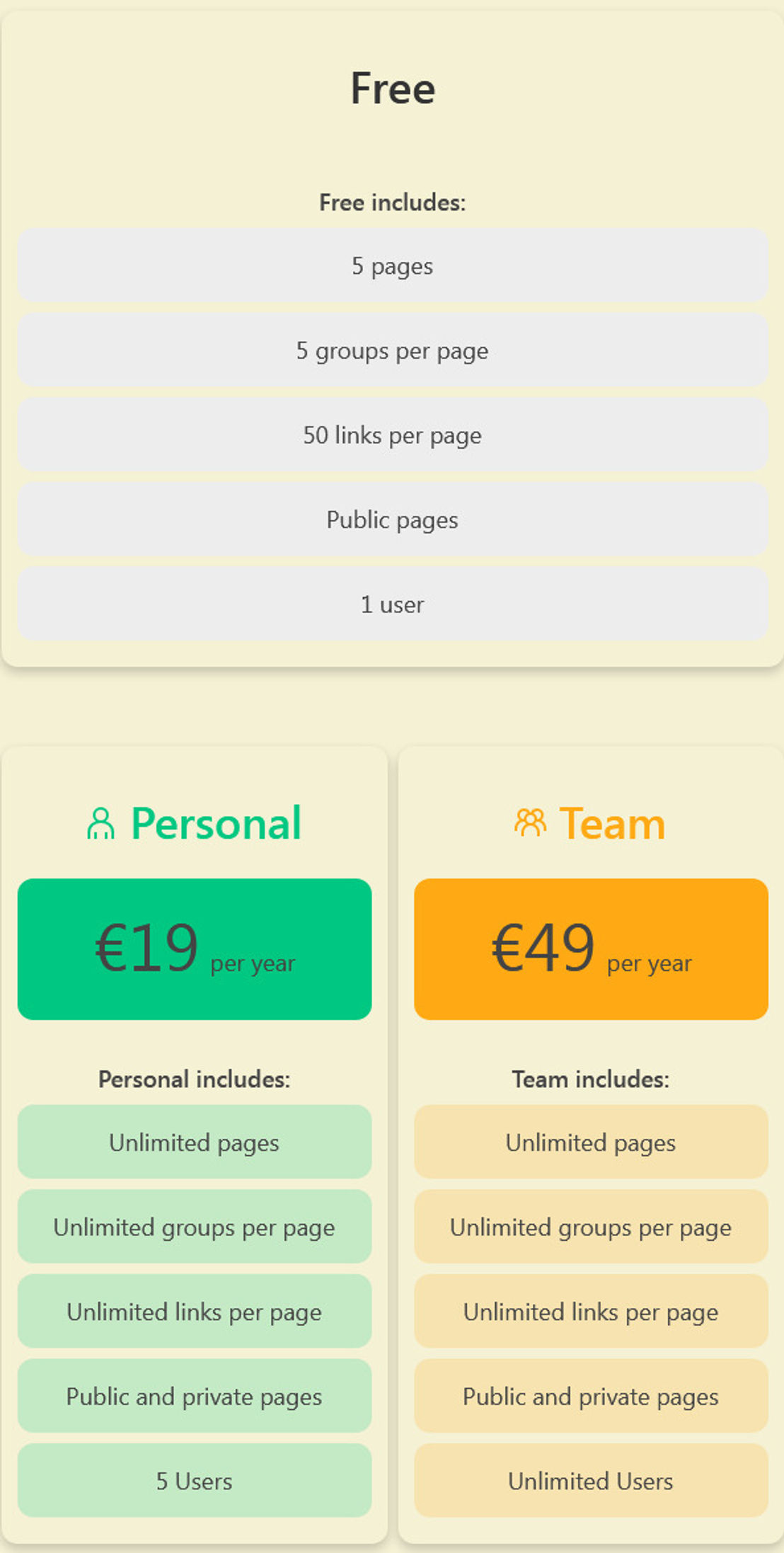 1Link pricing 1