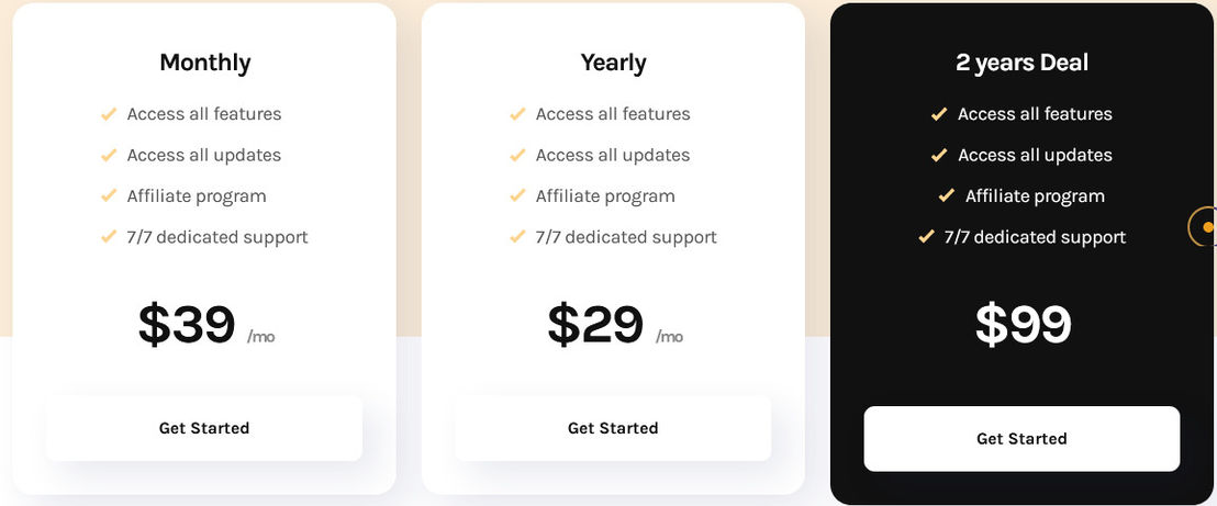 LinkHelp pricing 1
