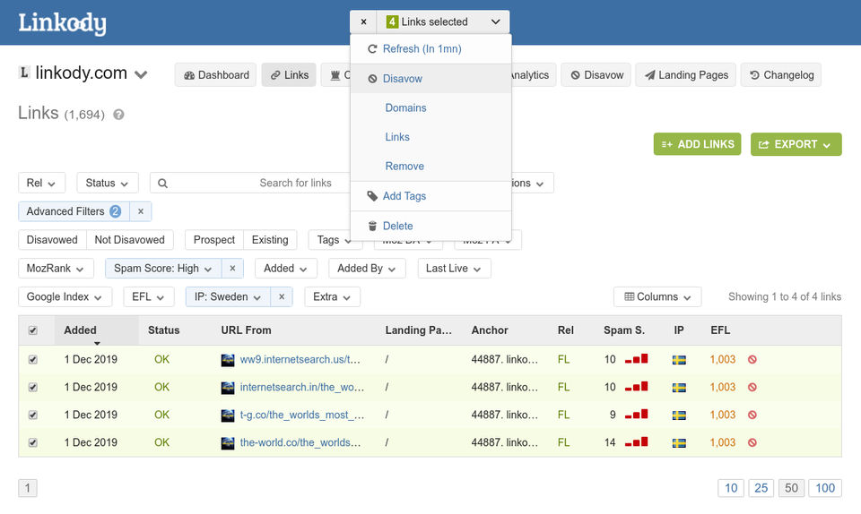 Linkody screenshot 3