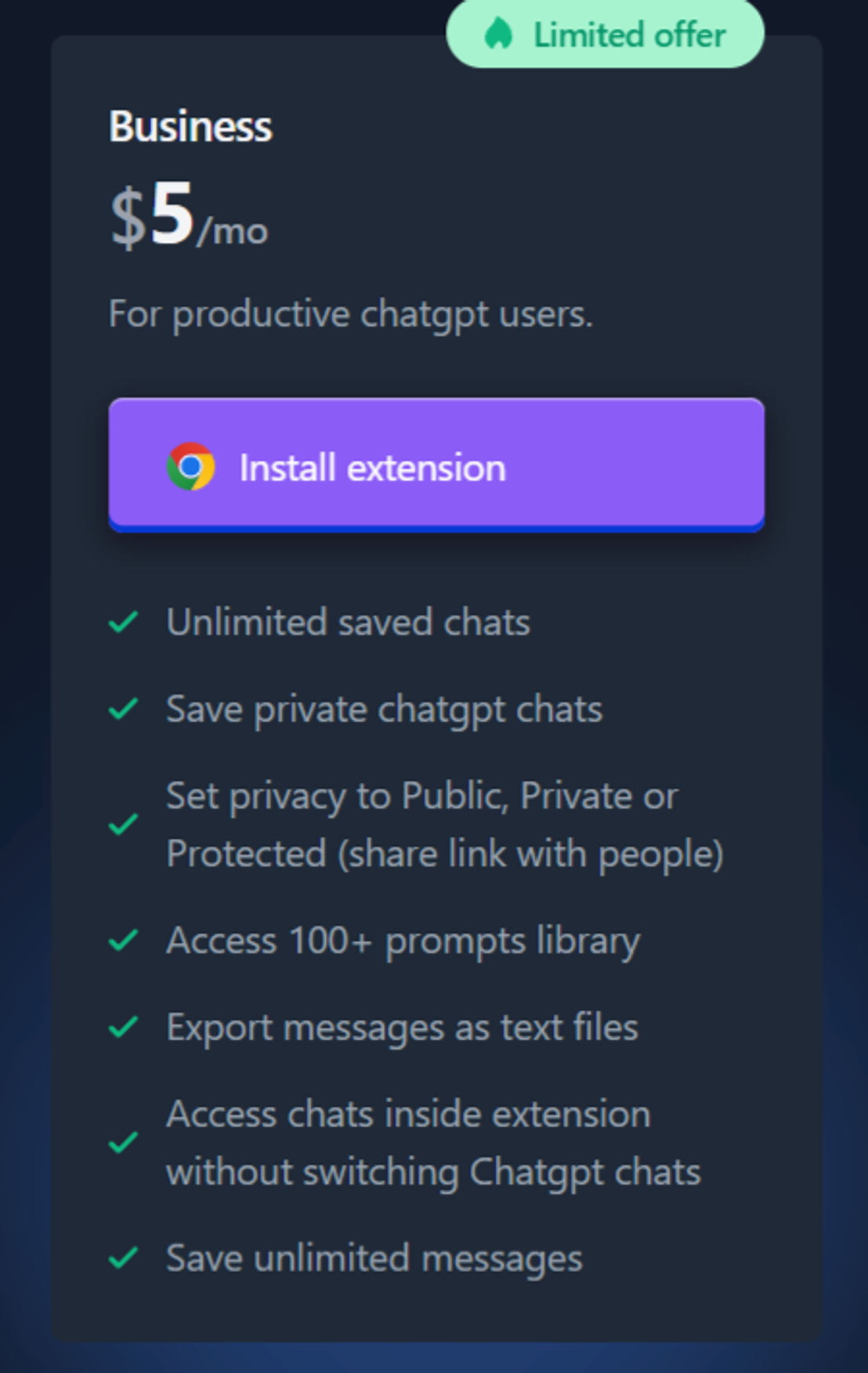 ListGPT screenshot 1