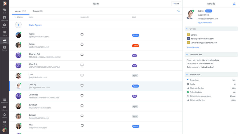 LiveChat screenshot 4