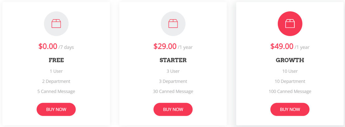 Liveo.Chat pricing 1