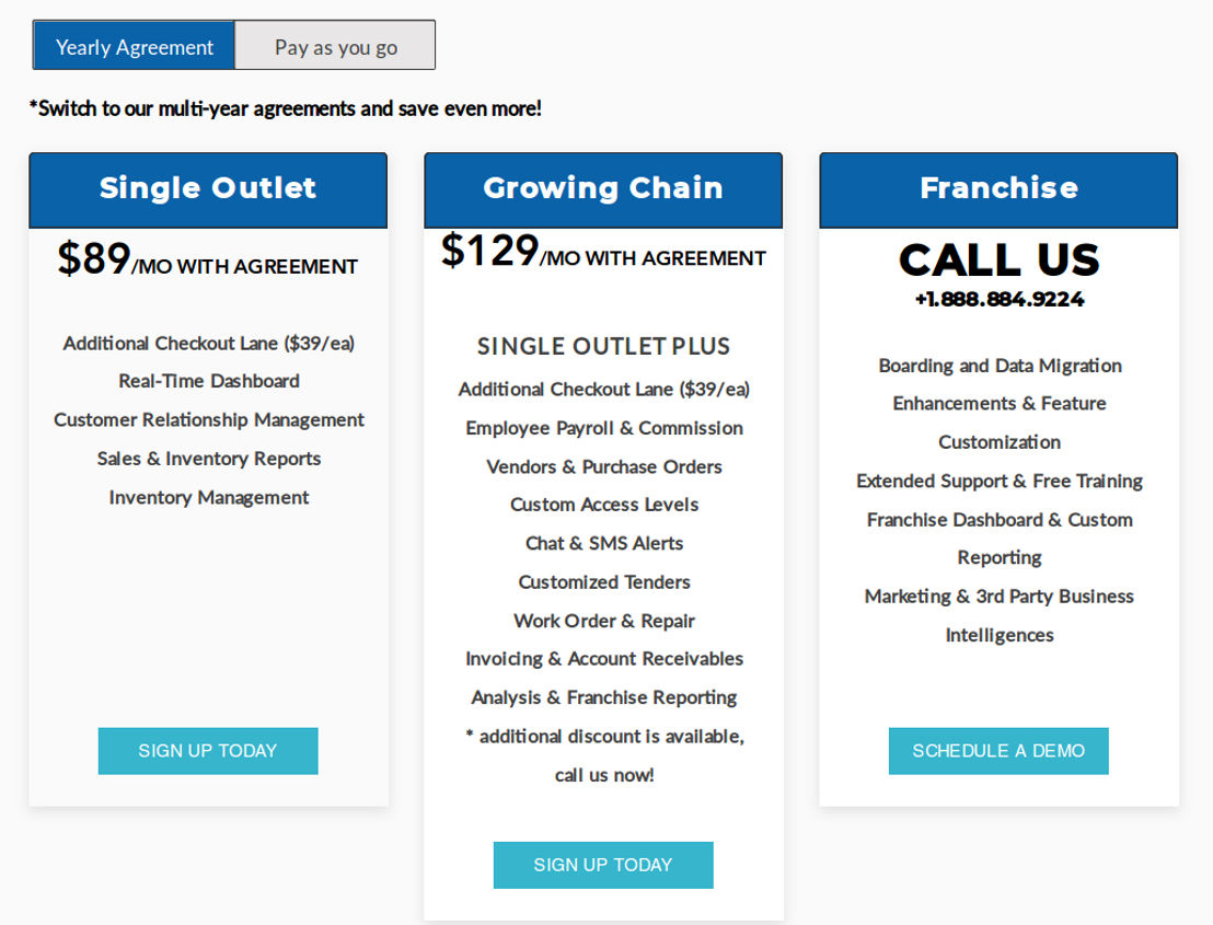 LivePOS pricing 1