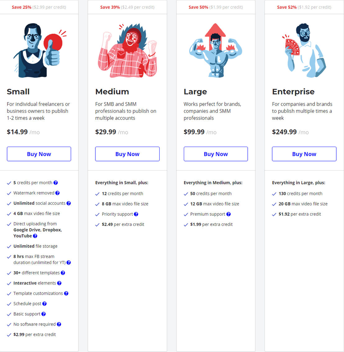 LiveReacting pricing 1