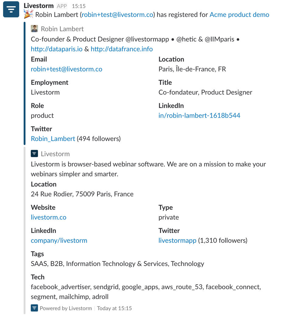 Livestorm screenshot 1