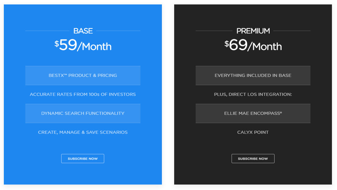 LoanSifter pricing 1