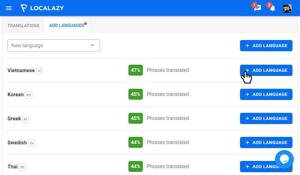 Localazy screenshot 4