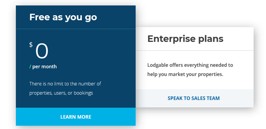 Lodgable pricing 1