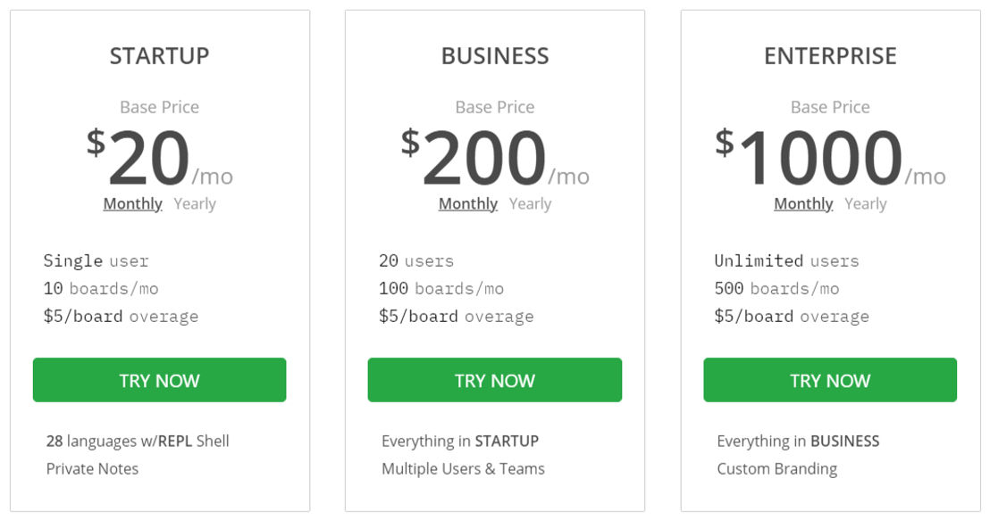 Logicboard pricing 2