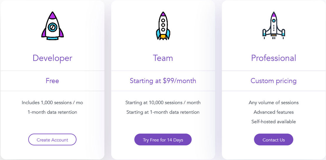 LogRocket pricing 1