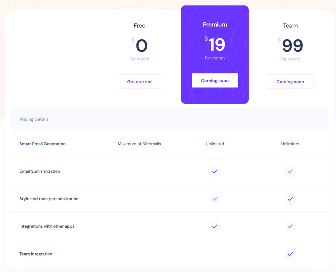 Lola AI pricing 1