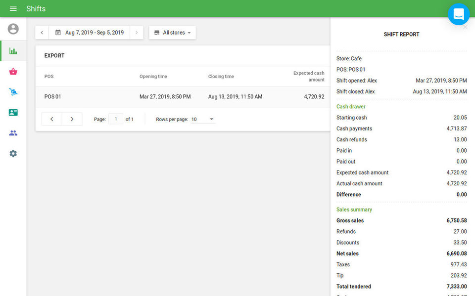 Loyverse POS screenshot 1