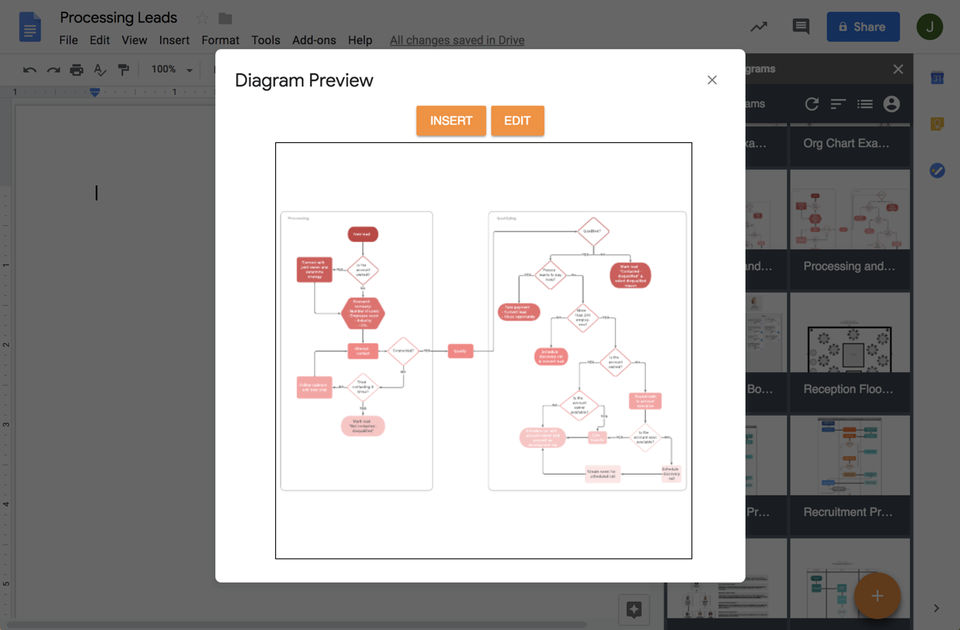 Lucidchart screenshot 2