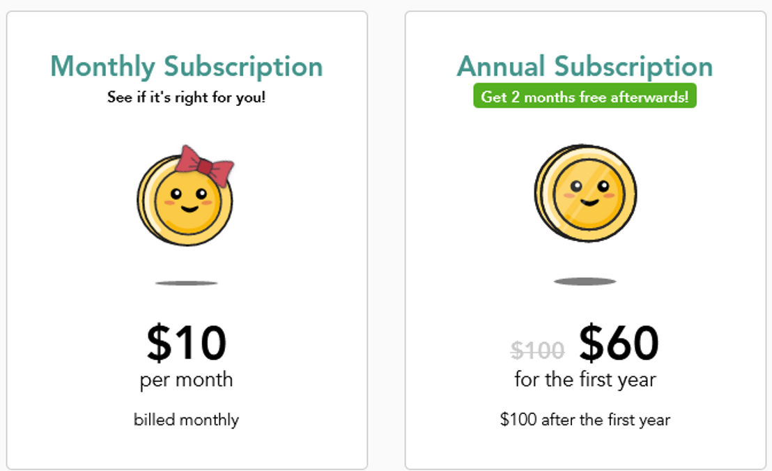 Lunch Money pricing 1