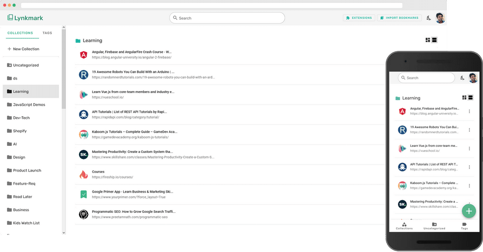Lynkmark screenshot 1