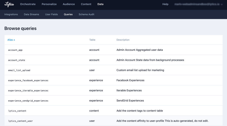 Lytics screenshot 2