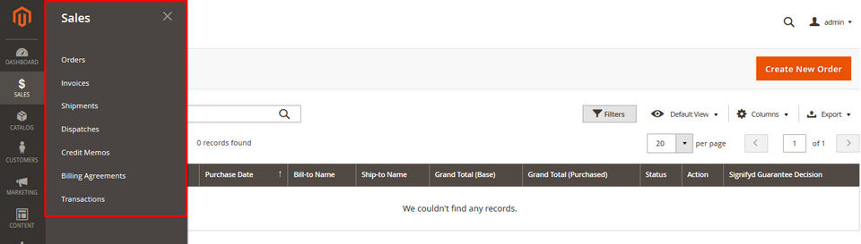 Magento screenshot 1