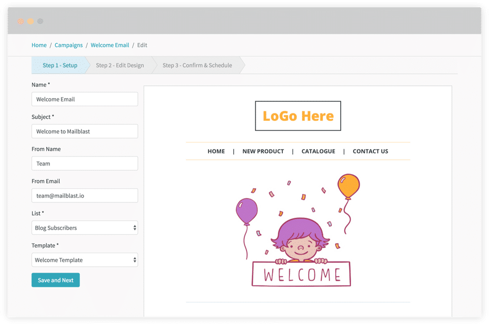 Mailblast screenshot 4